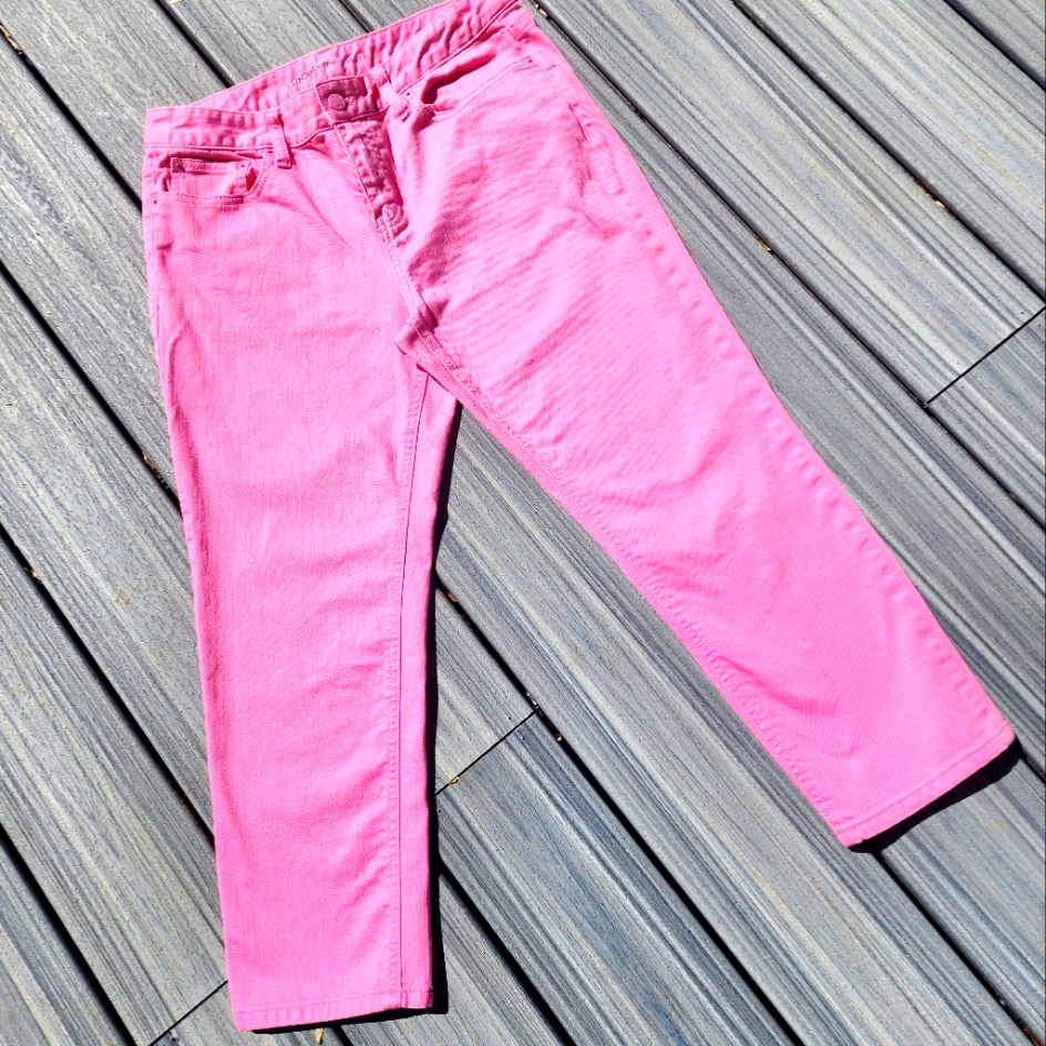 Sz 10 Bubblegum Pink Straight Jeans